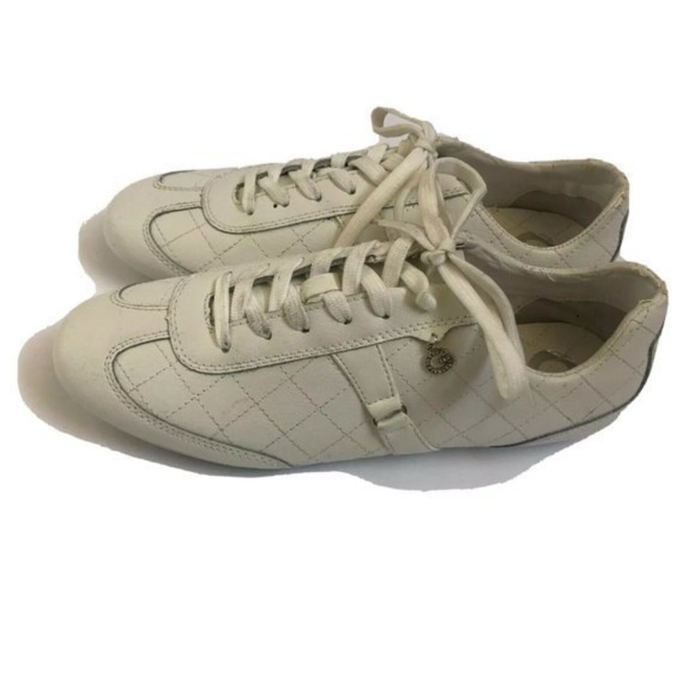 G By Guess Womens Sneakers Tennis Shoes white 81/2